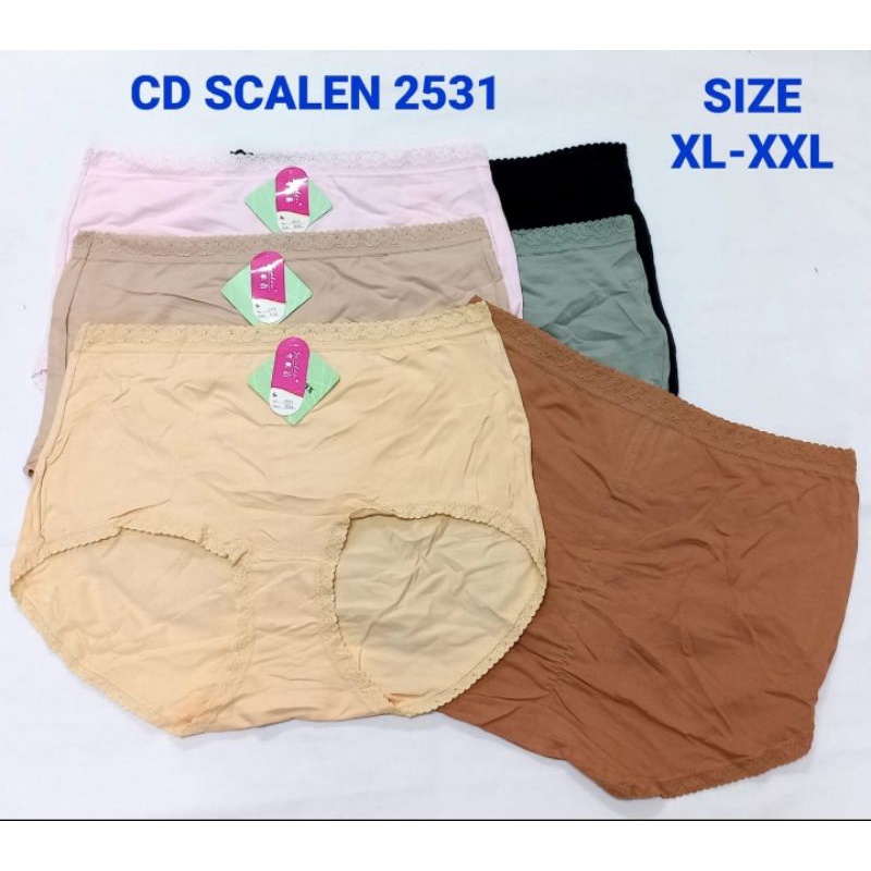 SCALEN | Size XL - XXL | Celana Dalam Katun Wanita Dewasa Scalen 2531