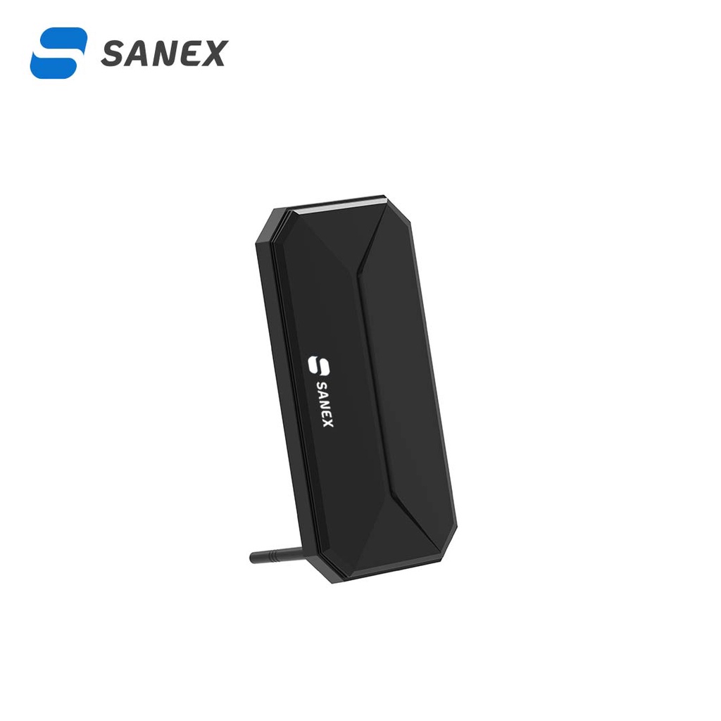 SANEX Antena TV Digital + Booster Indoor &amp; Outdoor SDA-780 IO Free Kabel 10 Meter Antena Dalam dan Luar Ruangan