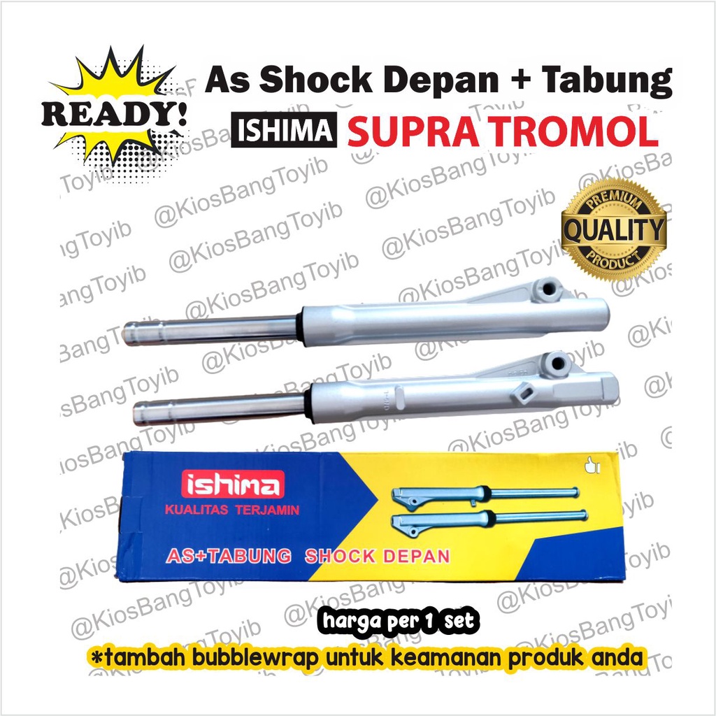 As Shock Skok Breaker Depan + Tabung Honda Supra Tromol (ISHIMA)