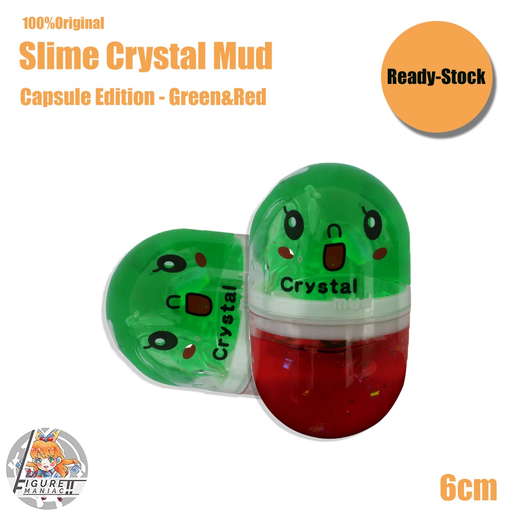 Mainan Anak - Slime Mini Capsule Edition Import Premium Slime Lucu Cute Slime Aman Crystal Mud Polkadot Balls