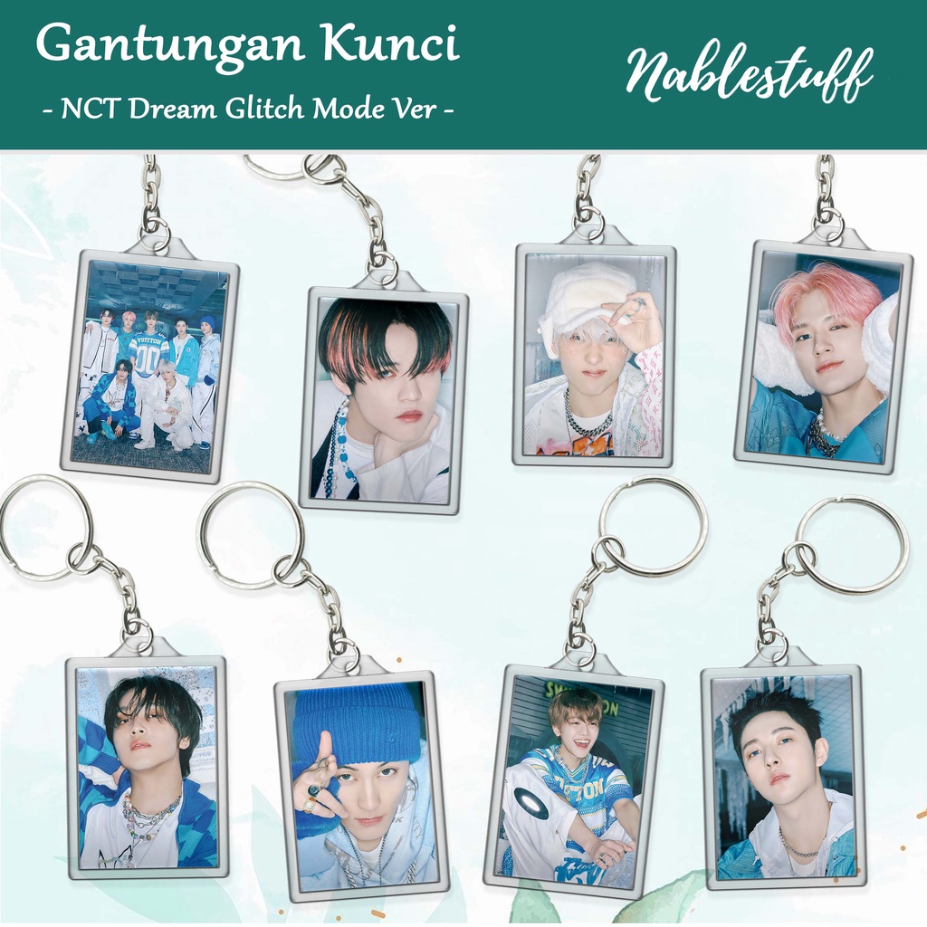 Gantungan Kunci Ganci NCT Dream Glitch Mode //Gantungan Kunci Akrilik // Merchandise Kpop