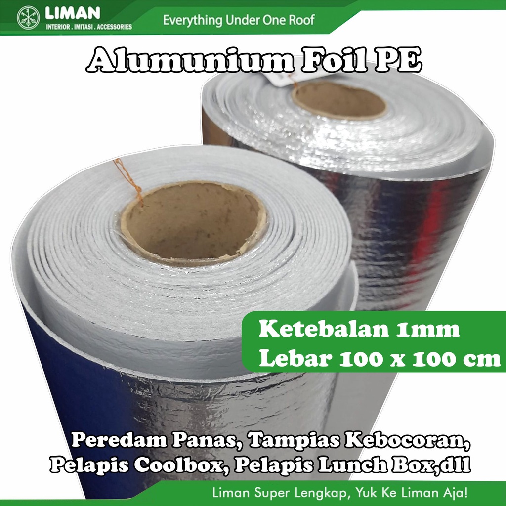 Aluminium Foil PE Metalik 1mm