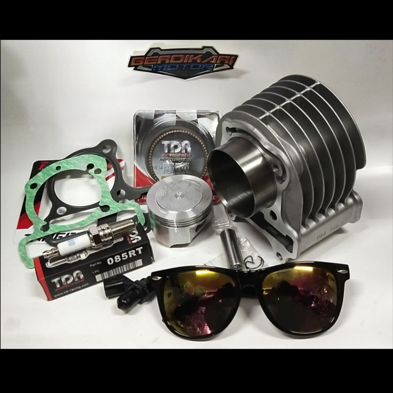 BLOK SET HONDA BEAT FI 54.5MM+INJECTOR TDR RACING