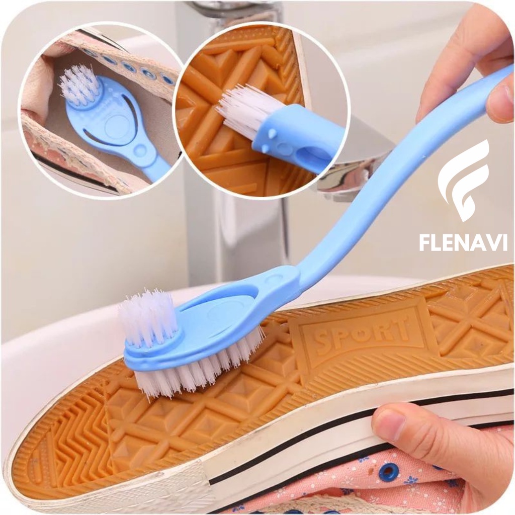 Flenavi Inshole Brush Shoe Sikat Sepatu Bagian Dalam Serbaguna 3 in 1