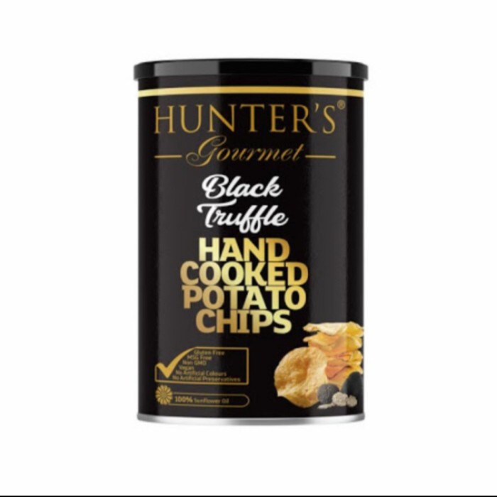 

Hunters gourmet black truffle potato chip 150gr