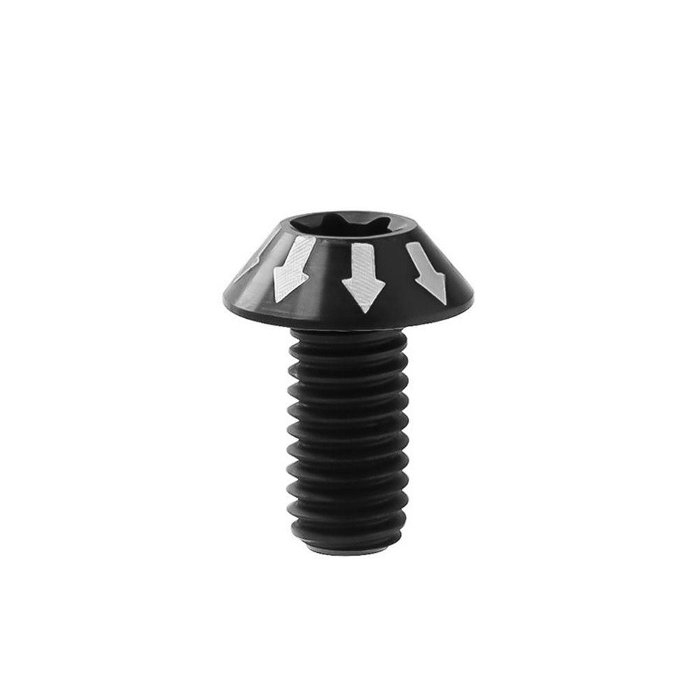 Lanfy Sekrup Titanium Ultralight Titanium Alloy Rem Sepeda M5 x 10mm Disc Screw T25 Torx Rotor Baut