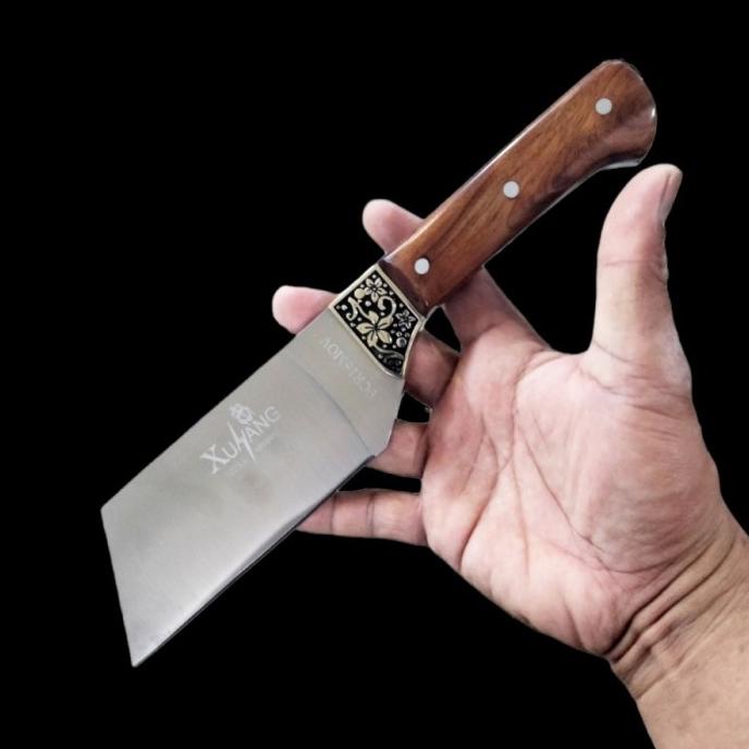 P1S4U Cincang Daging Full Tang Xusang 9Cr18Mov Survival Kit