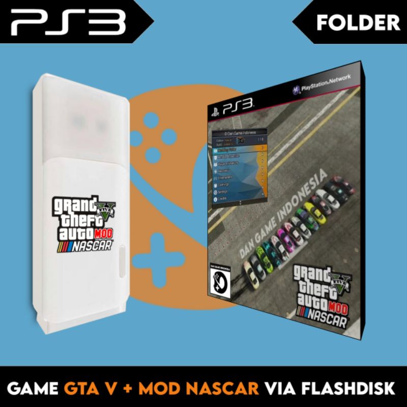 GTA V GTA 5 + MOD NASCAR PS3 Playstation3 CFW/HFW