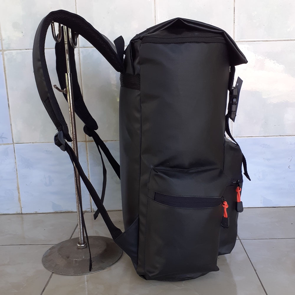 tas ransel pria wanita tas waterproft tas jumbo tas outdoor tas multifungsi tas produck daiker black