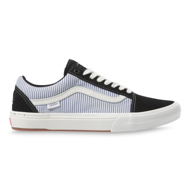 VANS OLDSKOOL BMX X FEDERAL BLACK/BLUE &quot;PINESTRIPE&quot; ORIGINAL 100%