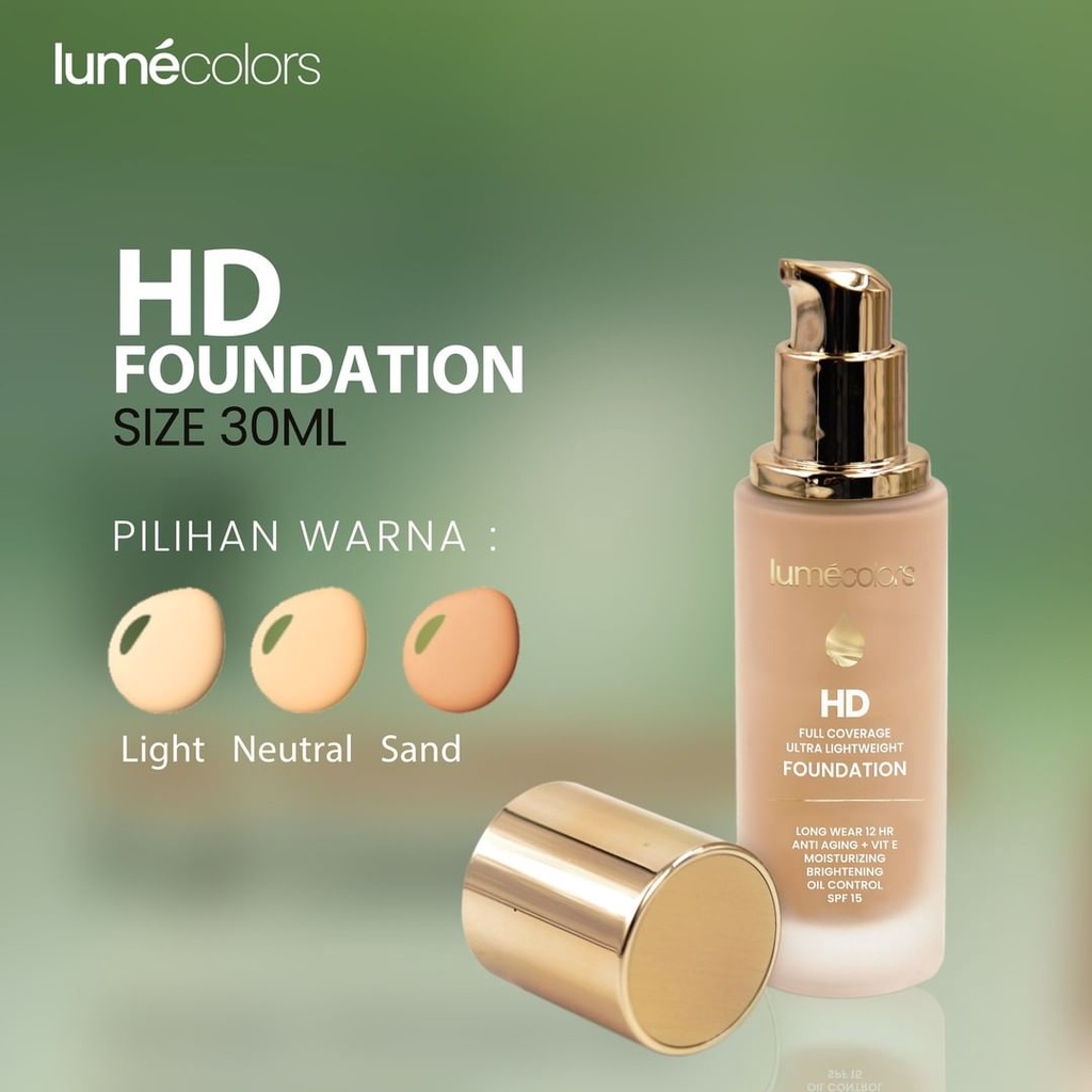 Foundation Matte Original|Lumecolors HD Full Coverage Ultra Lightweight Foundation