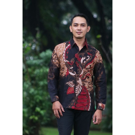 KEMEJA BATIK PANJANG FURING KEREN KATUN HALUS