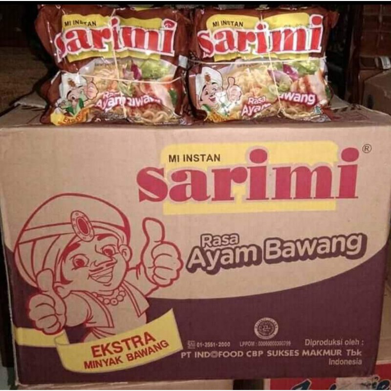 

Sarimi rasa ayam bawang 1 Dus