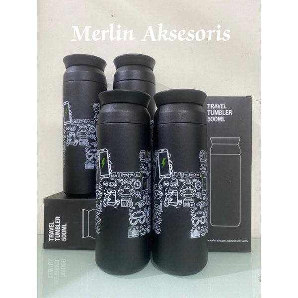 Termos Hippo 500ml Tahan Air Panas Travel Tumbler