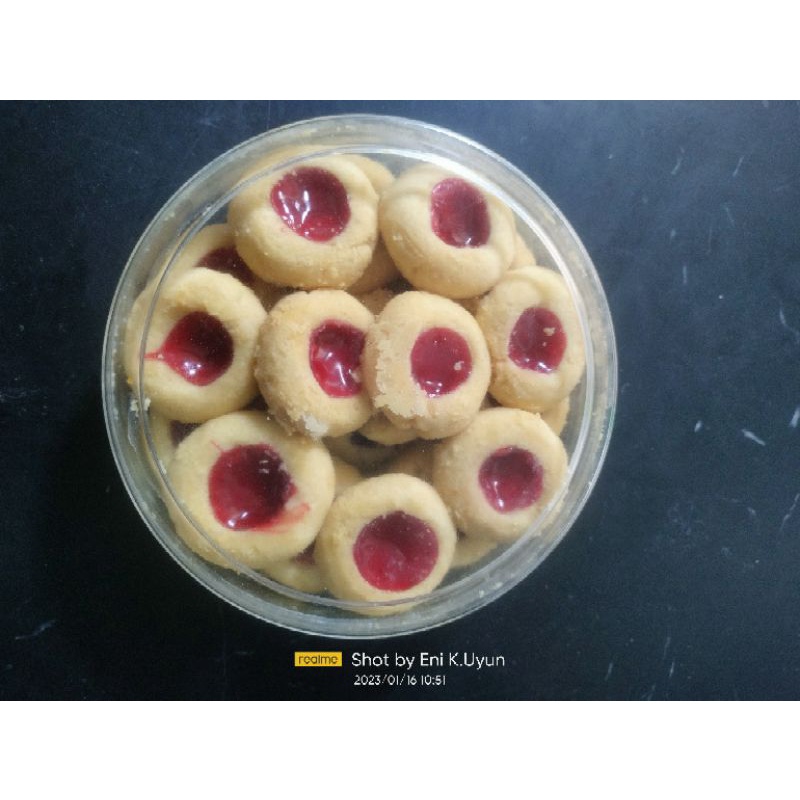 

Kue Thumprint Toples 250gr Kue Lebaran Kue Natal Kue Imlek Kue Hariraya