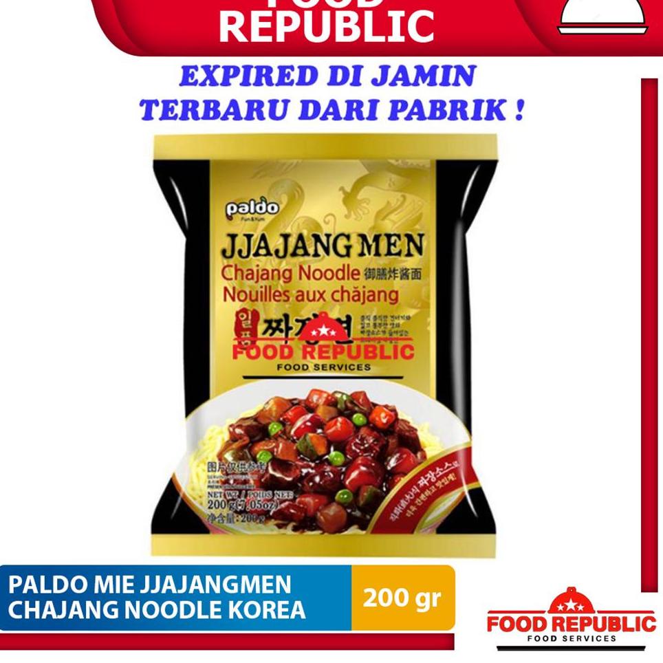 

KodeP5b5A Paldo JJajangmyun / Jajangmen / Jajangmyeon / Chajang Mie 200 GR HALAL