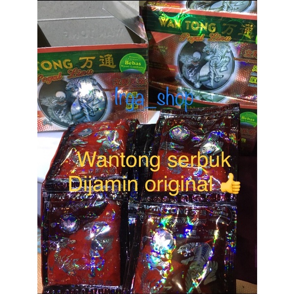 Wantong Serbuk Asli Harga Persachet