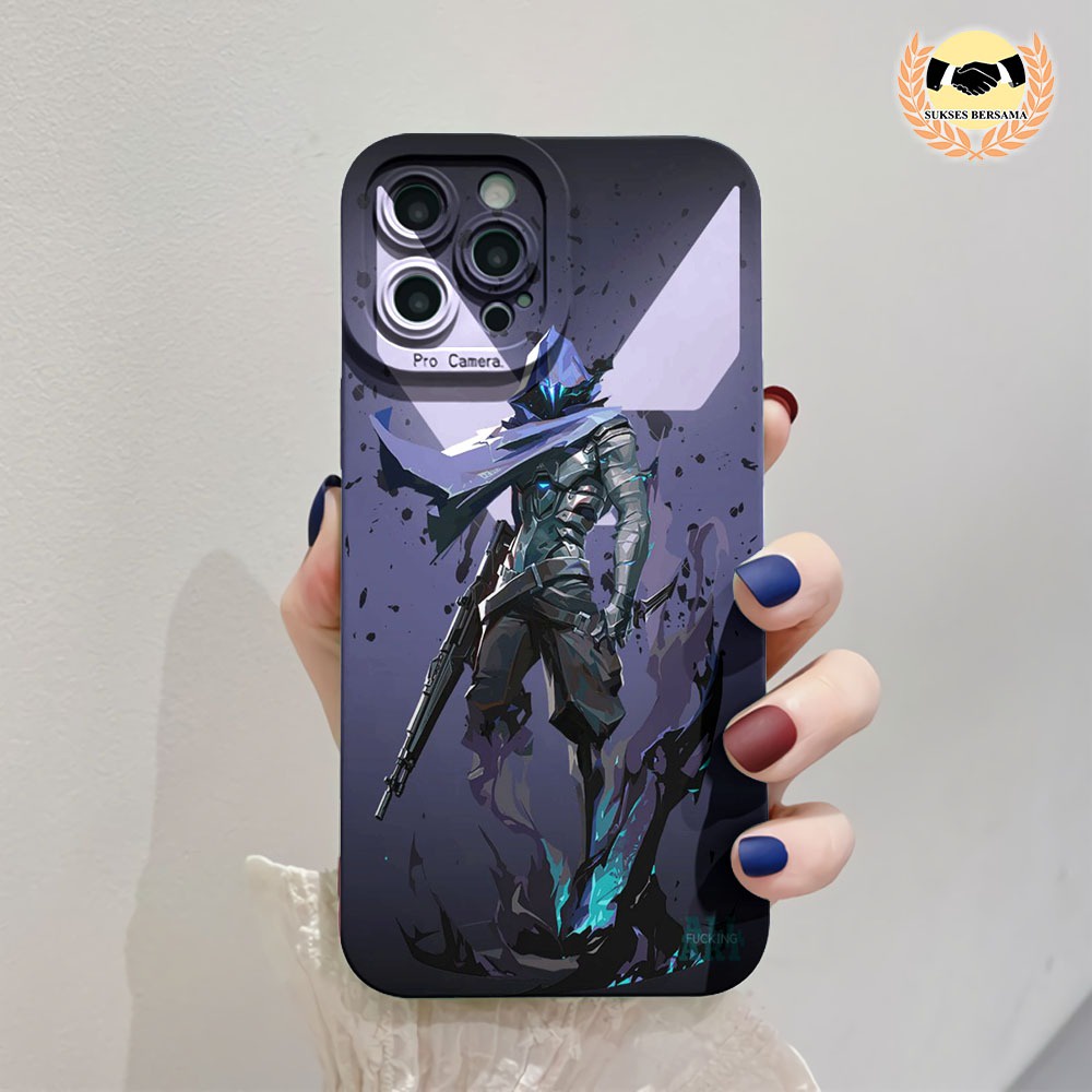 CUSTOM CASE SOFTCASE SILIKON PROCAMERA VALORANT CUSTOM  IPHONE  6 6S 7 7+ 8+ X XS MAX 11 12 13 14 PRO MAX BSB6580