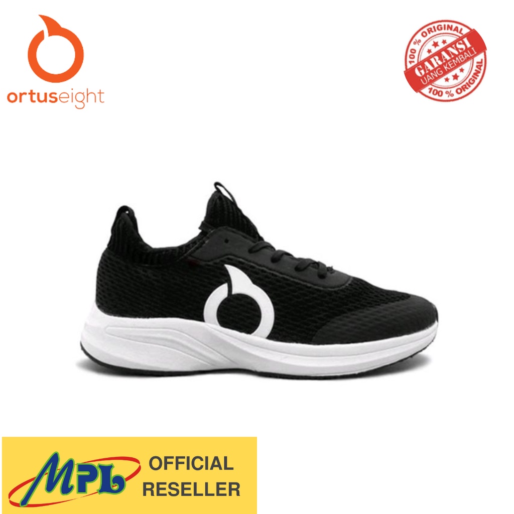 SEPATU RUNNING ORTUSEIGHT MONARCH BLK/WHT 11030204