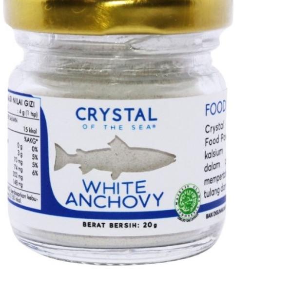 

Sale [TD4] Crystal of the Sea White Anchovy Powder 20g - Bubuk Ikan Teri Nasi