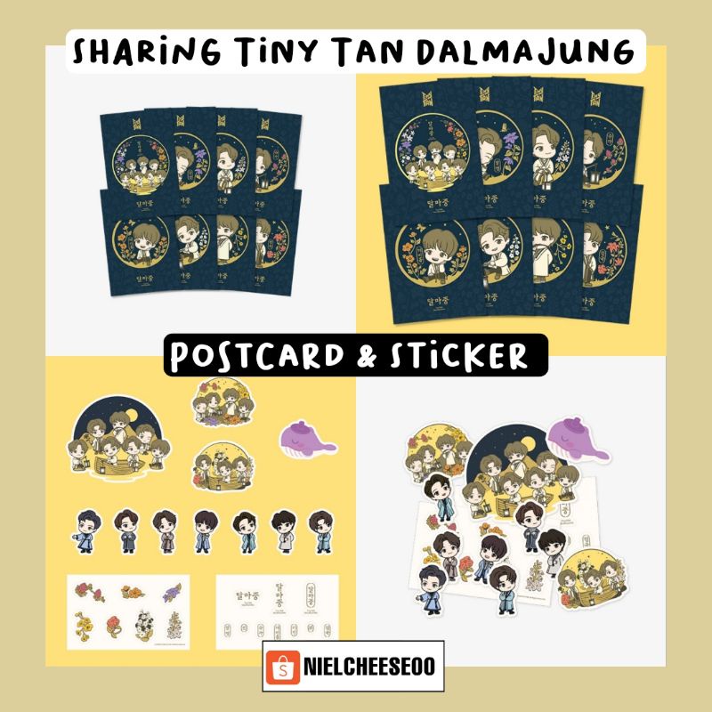 [SHARING] TINY TAN DALMAJUNG POSTCARD & STICKER