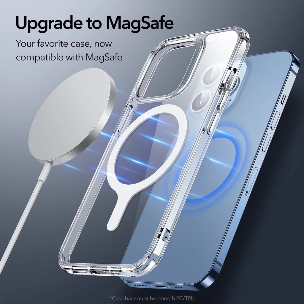 1pc Stiker Ring Metal Portable Untuk Magsafe Magnetic Wireless Charger Universal Magnet Plat Holder Mobil Untuk Seri iphone