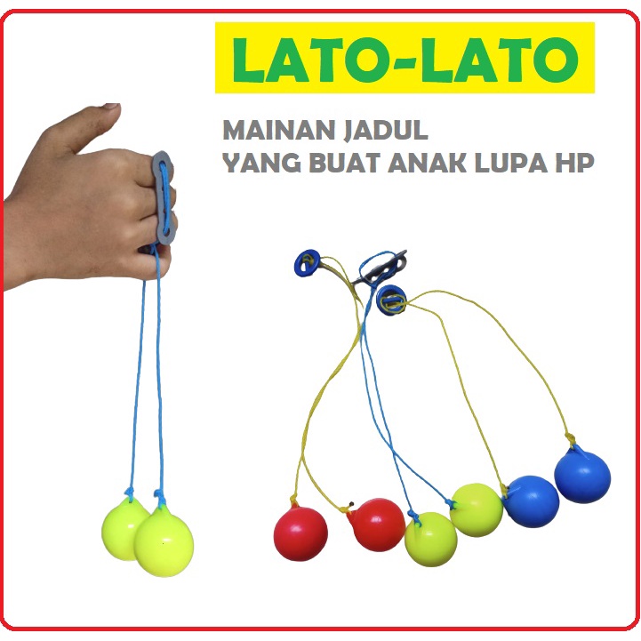 Mainan Anak Lato Lato Tok Tok Etek Etek