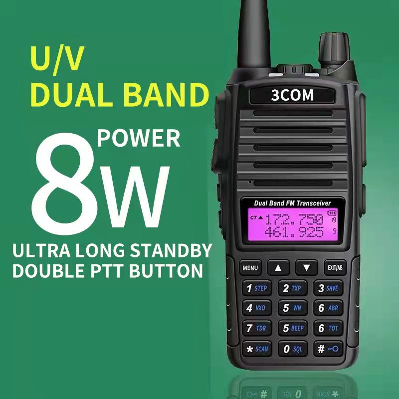 HT 3COM Radio UV82 Dualband Handy Talky 8 WATT HT UV 82 PRO ORIGINAL
