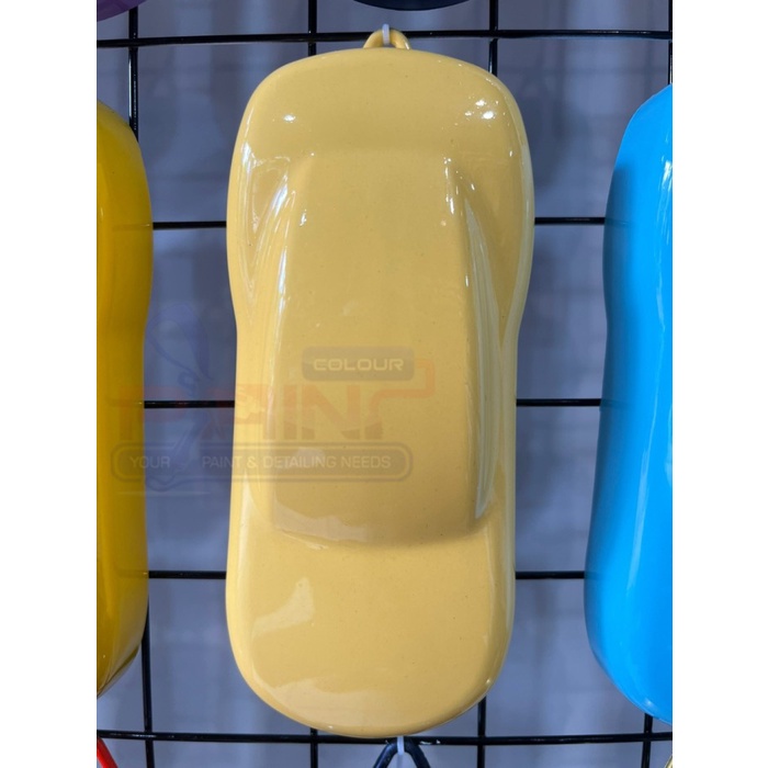 Cat PU Pastel Yellow Vespa Colour - Sample Warna Diton Premium 9532