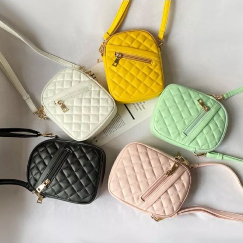 dem_sare / DS1201 JASMINE Sling Bag Tas Selempang Bordir  Tas Selempang Wanita Mini Cute Trendy Kekinian