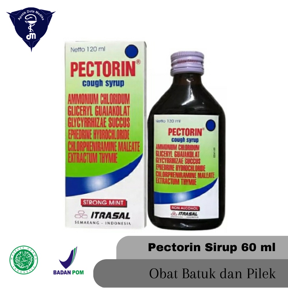 PECTORIN SIRUP 120 ML - OBAT BATUK BERDAHAK DEWASA/BATUK ALERGI DEWASA