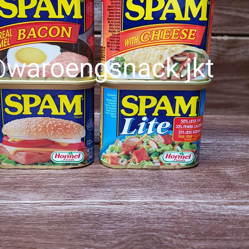 

○ HORMEL SPAM USA 5 VARIANTS | LUNCHEON MEAT NON HALAL | SNACK IMPORT ☼