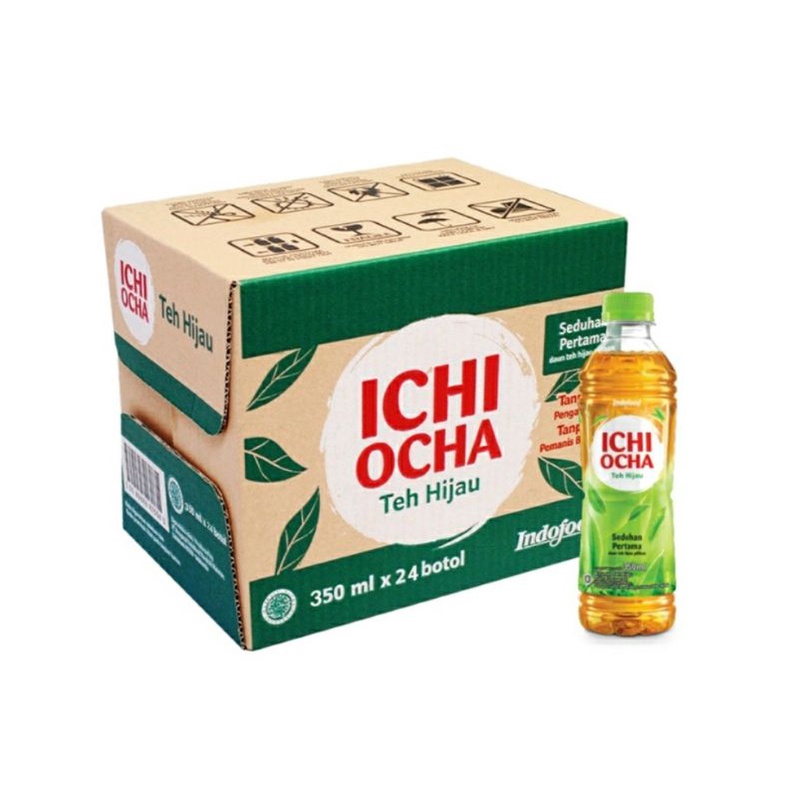 

ICHI OCHA Greentea Dan Jasmine 350ml Karton (24 Botol)