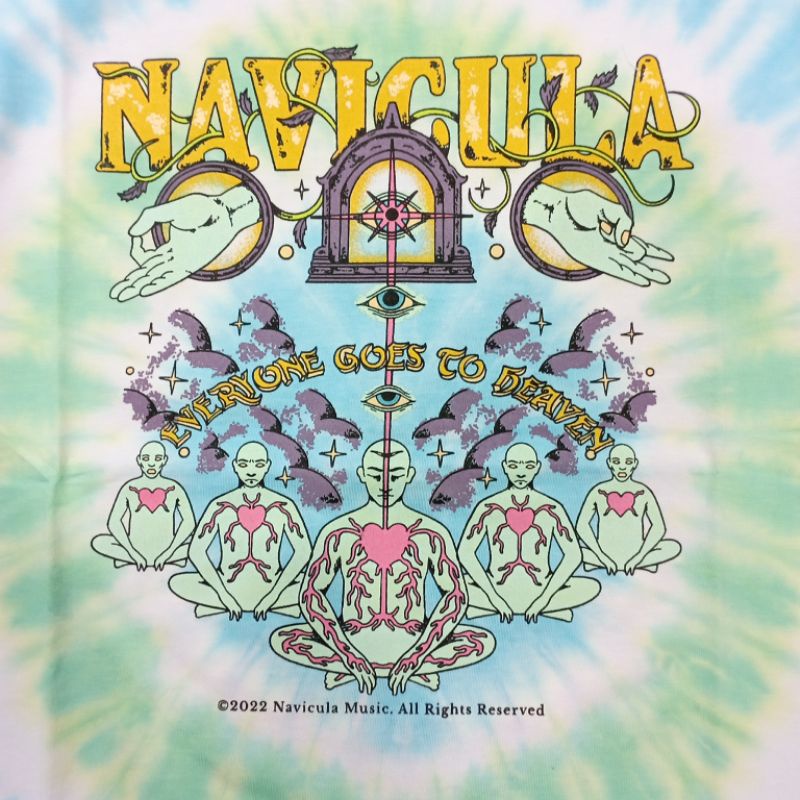 Tshirt NAVICULA - EVERYONE GOES TO HEAVEN - TIE DYE