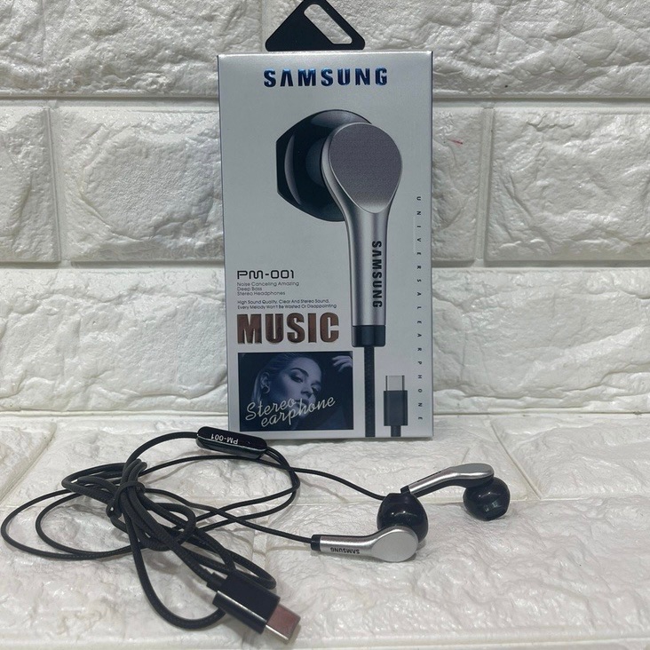 [SO] Hf Headset Samsung PM-001 Colokan Type C Suara Bagus