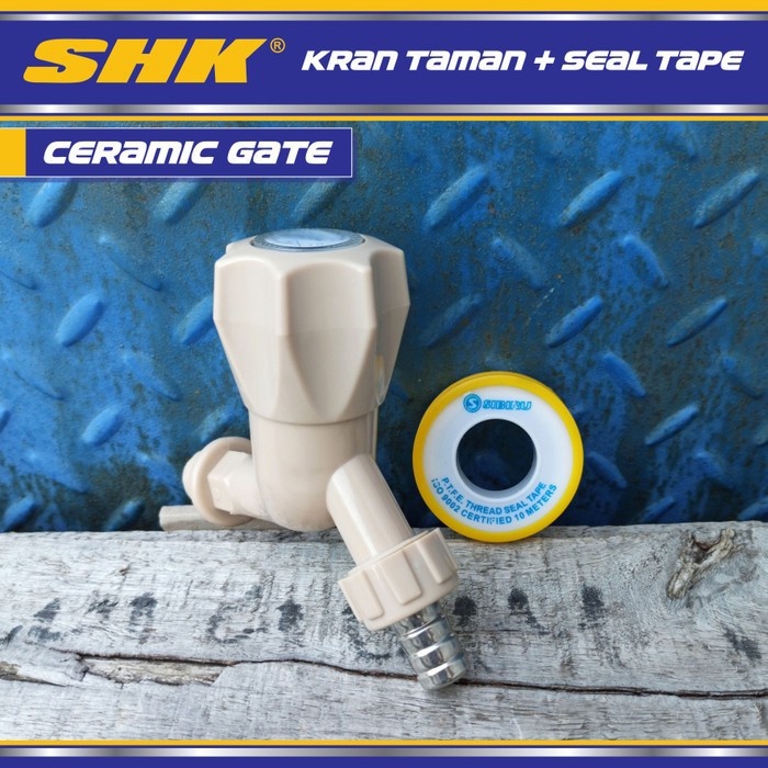 Kran Keran Air Taman Belimbing PVC SHK 1/2 &quot; (RANDOM COLOR) + BONUS SEALTAPE