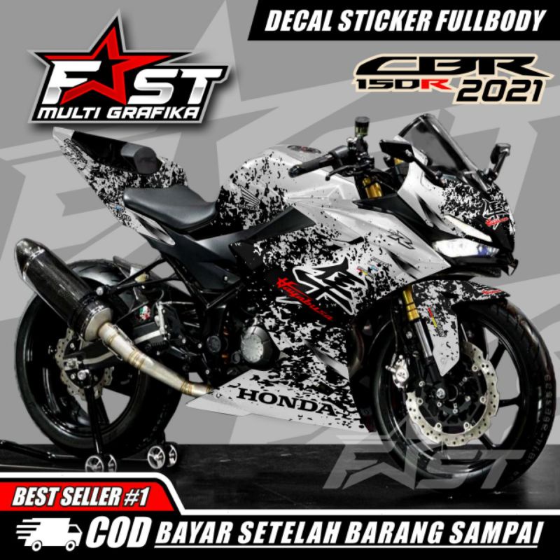 DECAL CBR 150R TAHUN 2021 / DECAL FULL BODY CBR150R MOTIF HAYABUSA