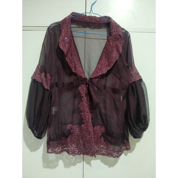 Kebaya sifon bordir
