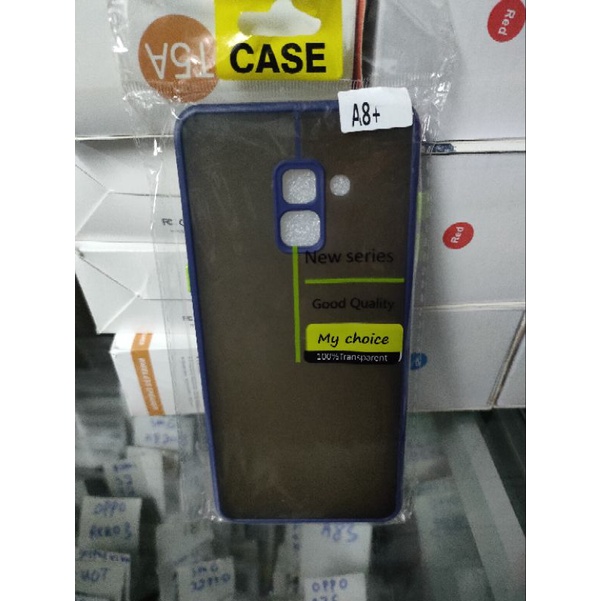 Case Aero My Choice Samsung A8 Plus A8+ Case Silikon Dove Pelindung Camera