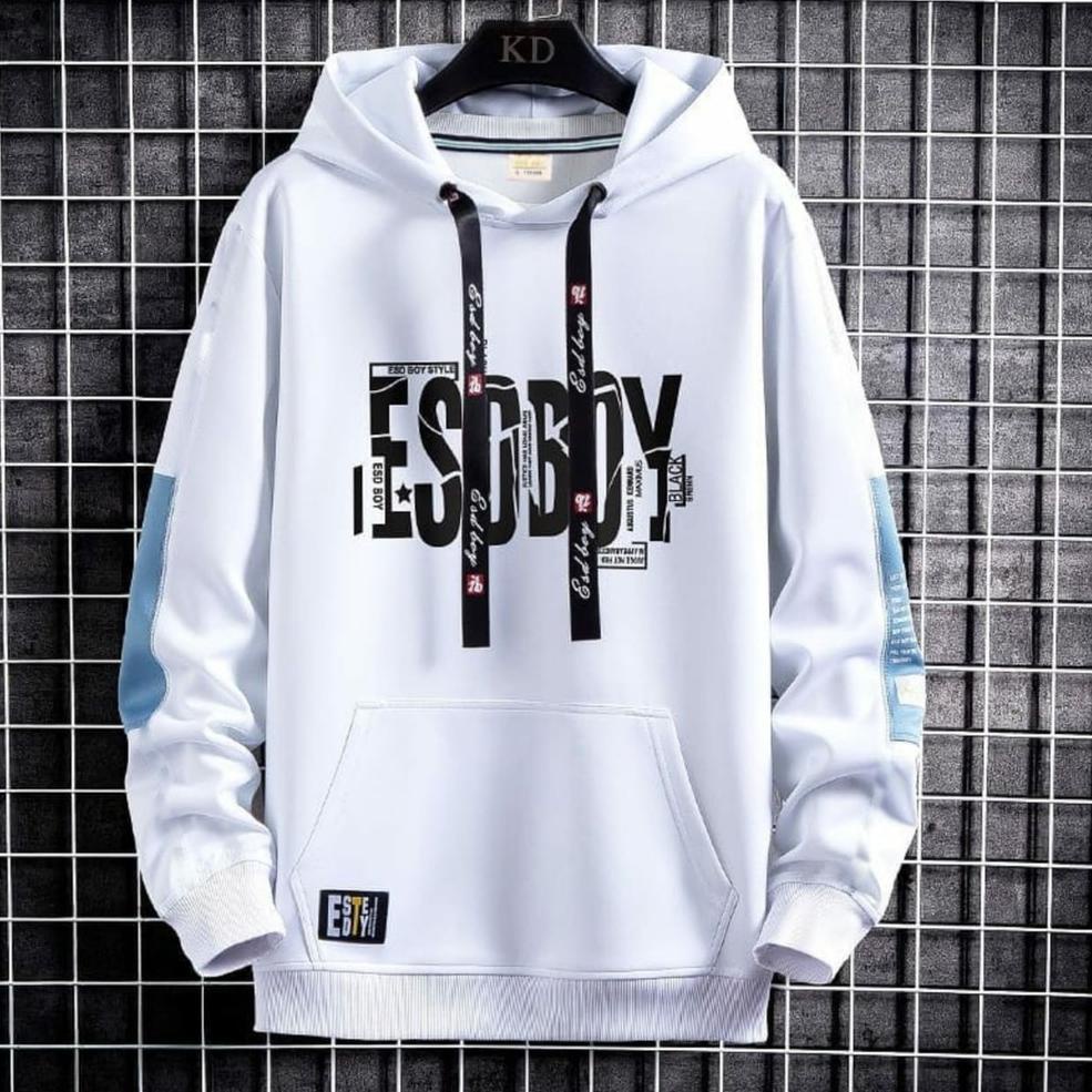 ESEBOY -Sweater Hoodie korea Remaja Tanggung Dewasa  Jaket hodie Cowok Cewek Kekinian  sweter Hodie 