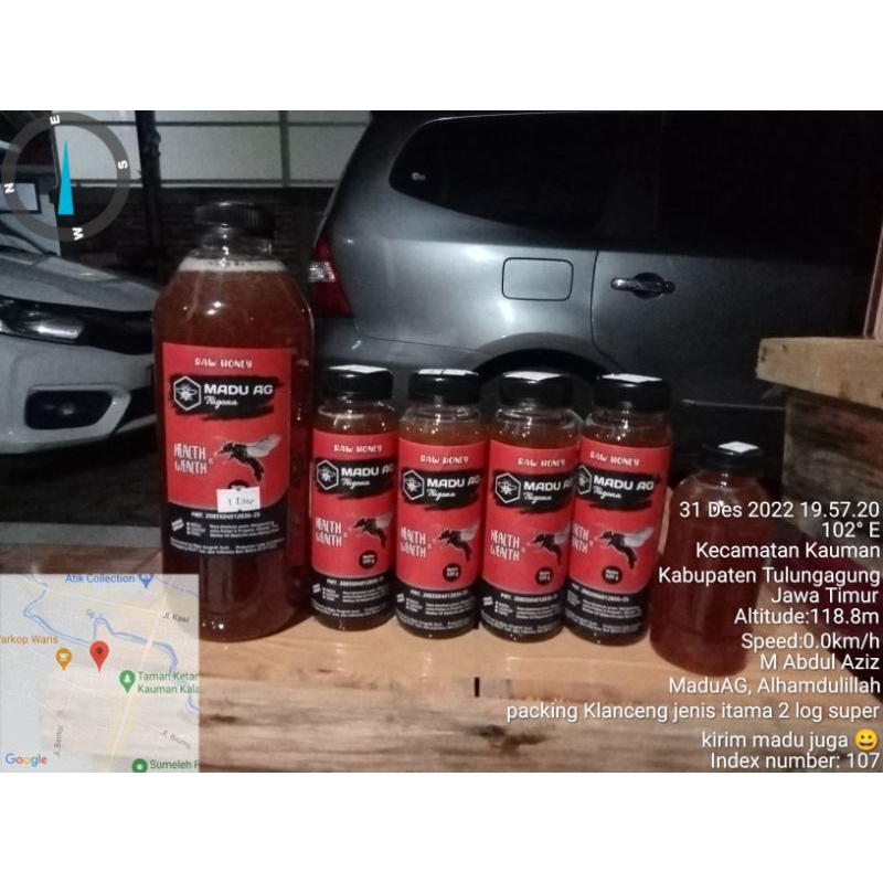 

madu murni lebah dan klanceng