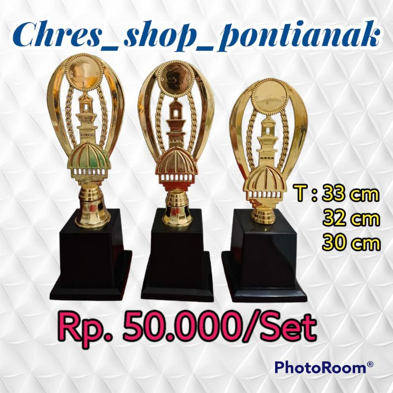 Piala Murah Piala Mesjid (207,9,t) isi 3 Pcs.Pontianak Kalimatan barat