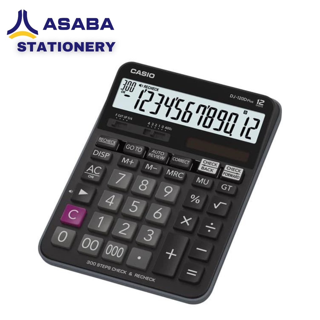 

Asaba Stationery - Kalkulator Logic Casio DJ-120D PLUS