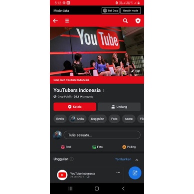 Grup Facebook 35.144 Anggota Aktif sejak 2017