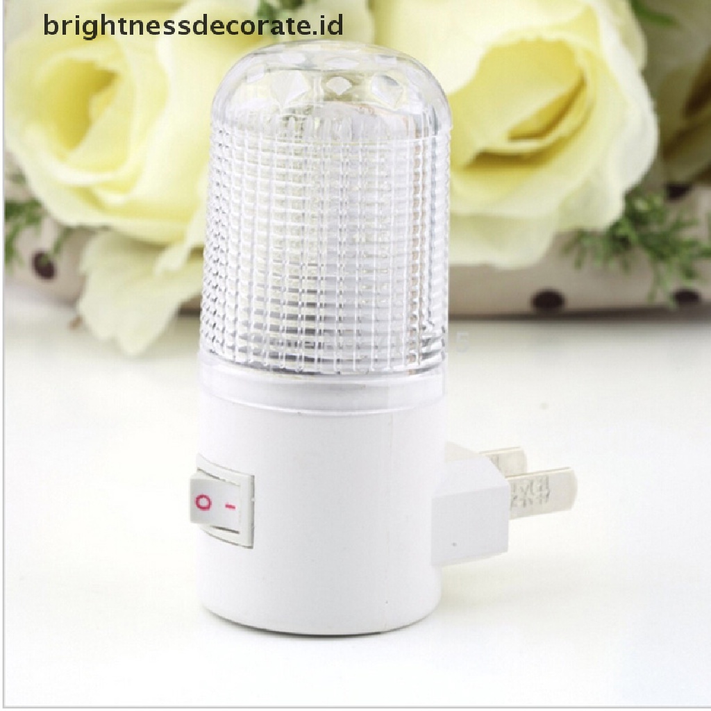 [Birth] 4lampu LED Dinding Moung Kamar Tidur Malam Licht Light Plug Lighg Bulb AC 3W [ID]