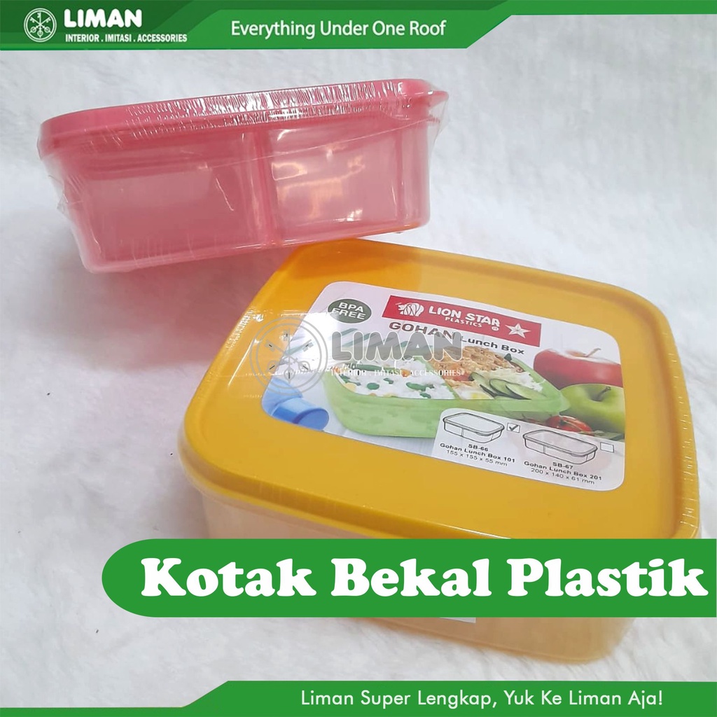 Kotak Bekal Plastik Gohan Lunch Box 101
