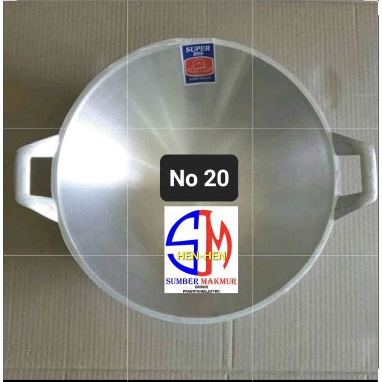 WAJAN/KUALI/PENGGORENGAN MERK SUPER NO 20