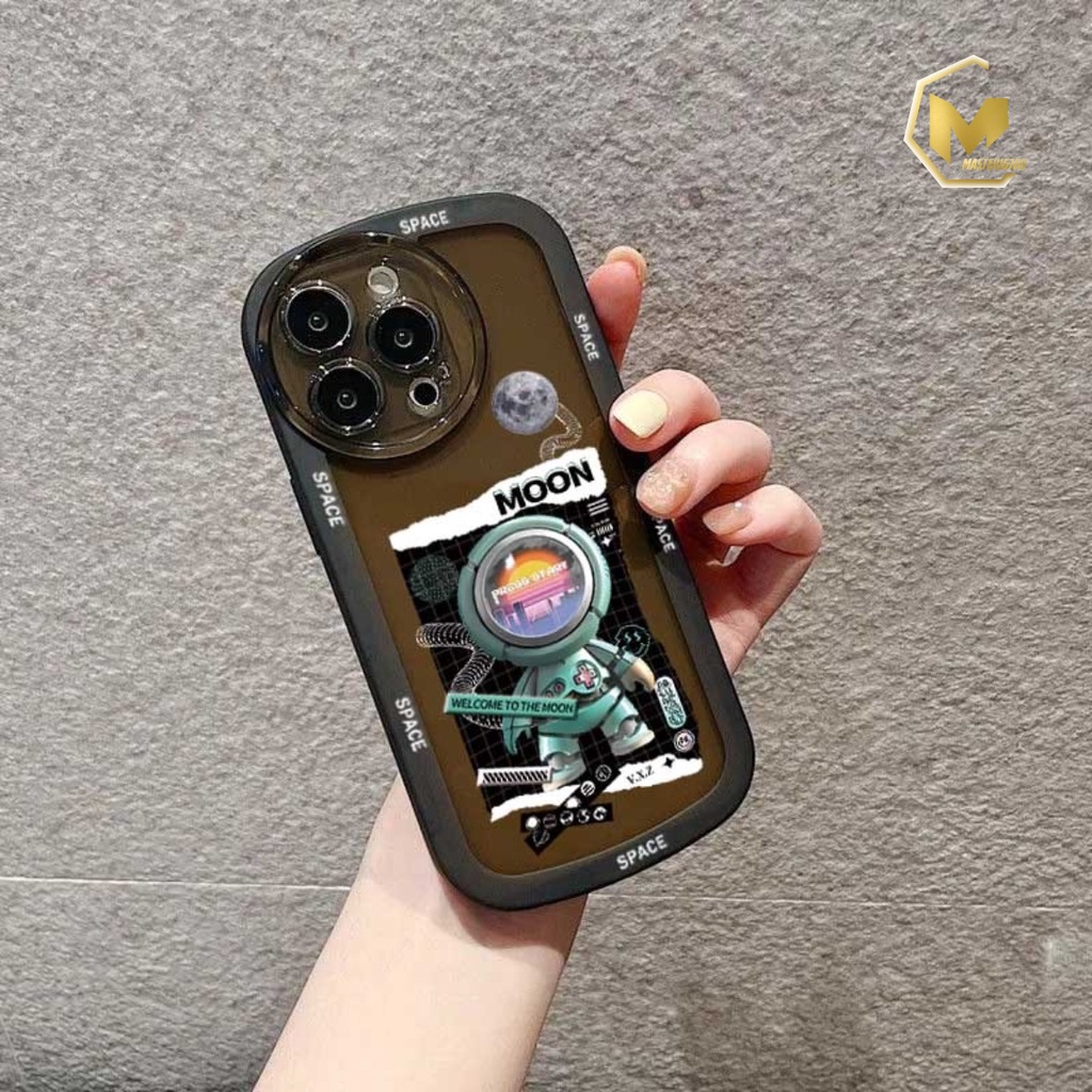 SS135 SOFTCASE MOTIF SPACE MOON FOR REALME C1 A3S C2 A1K 5 5I C3 9I C11 C12 C25 C15 C20 C11 2021 C21Y C25Y C30 C31 C33 C35 NARZO 20 50I 50A PRIME MA3898