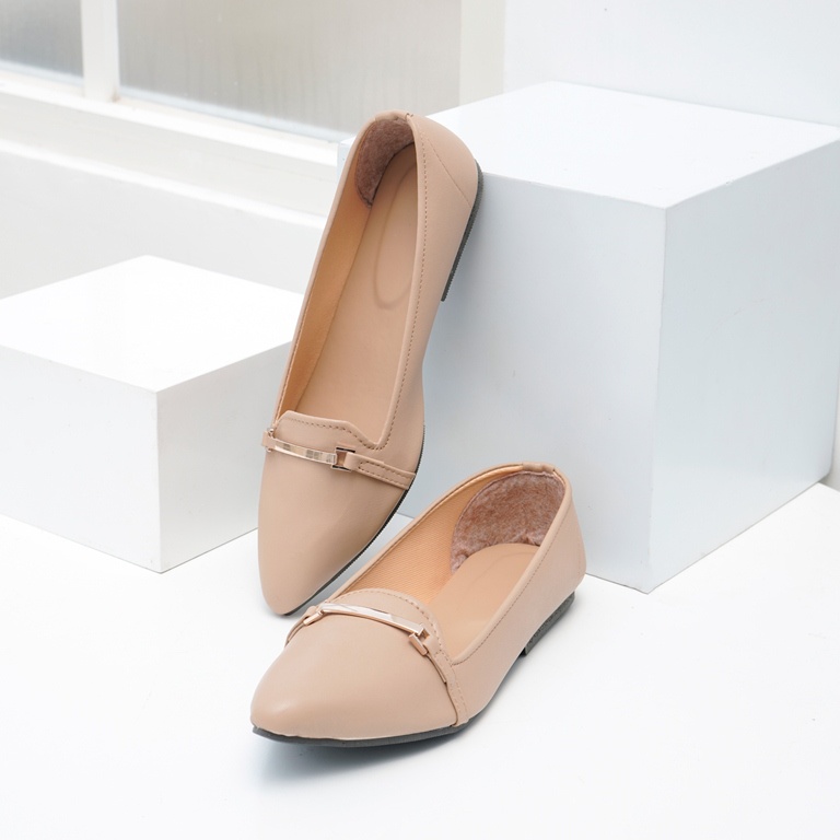 Deliwafa  - [Sepatu Wanita] Merkana Flatshoes