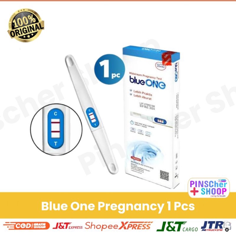 BlueOne Mainstream Onemed Pregnancy Test Kehamilan 1 Pcs